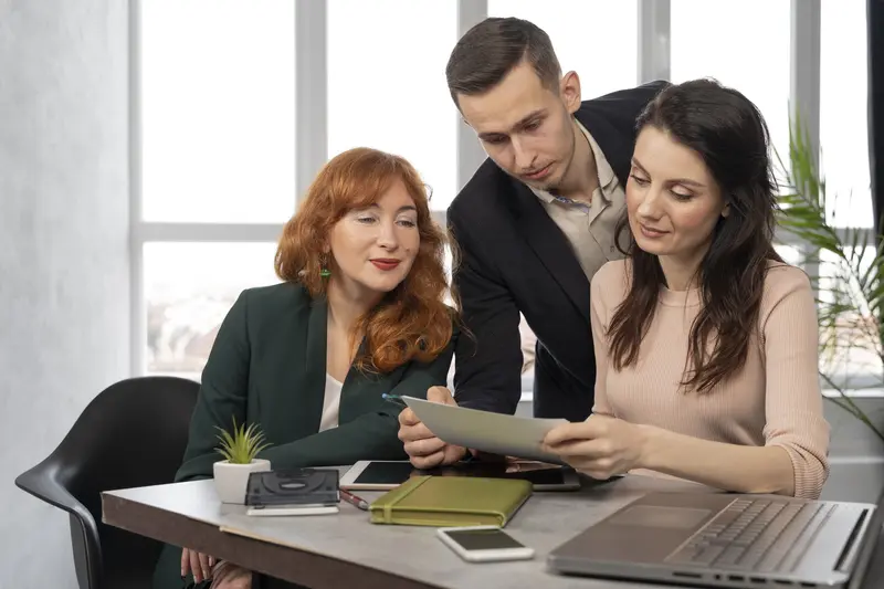 Team working together to improve ROI